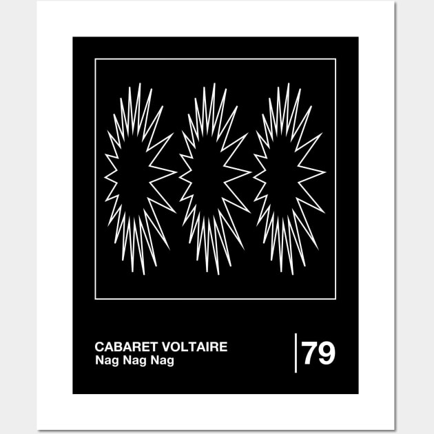 Cabaret Voltaire / Minimal Style Graphic Artwork Design Wall Art by saudade